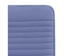Sillas de comedor 2 unidades tela azul jeans