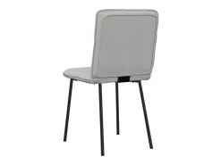 Sillas de comedor 4 unidades terciopelo gris claro