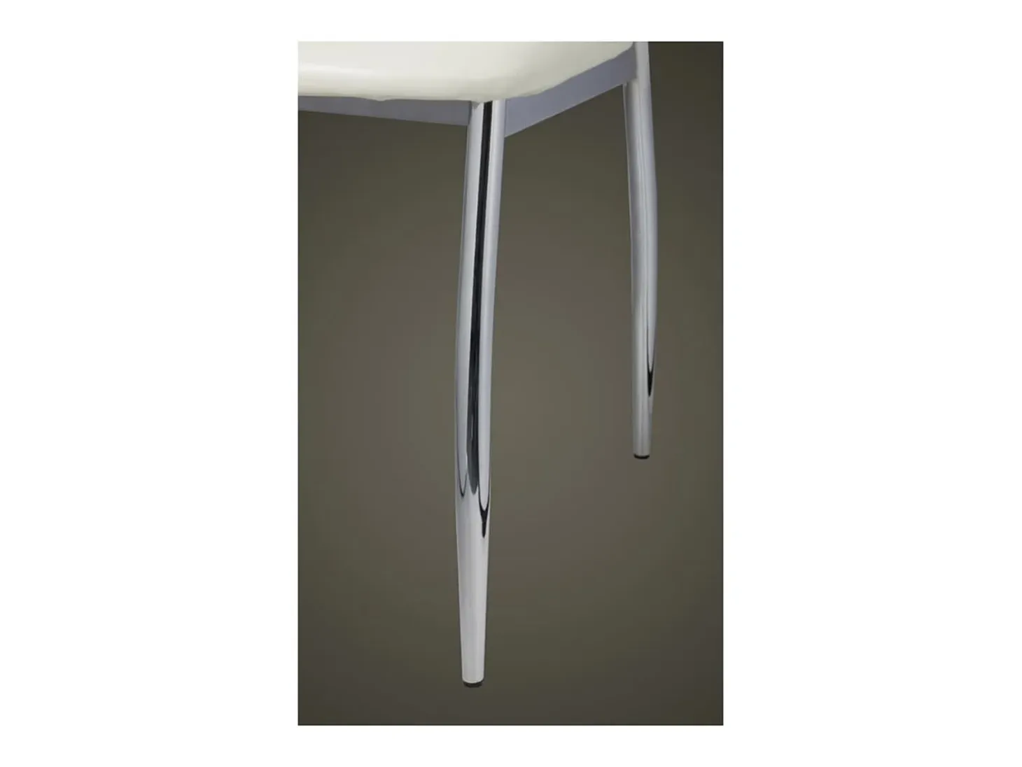 Sillas de comedor 6 unidades cuero sintético blanco