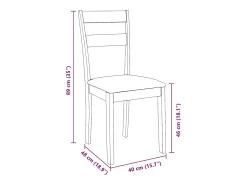 Sillas de comedor con cojines 2uds madera maciza blanco caucho