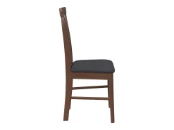 Sillas de comedor con cojines 2 unidades madera maciza marrón caucho