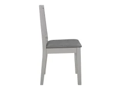 Sillas de comedor con cojines madera maciza gris 6 unidades
