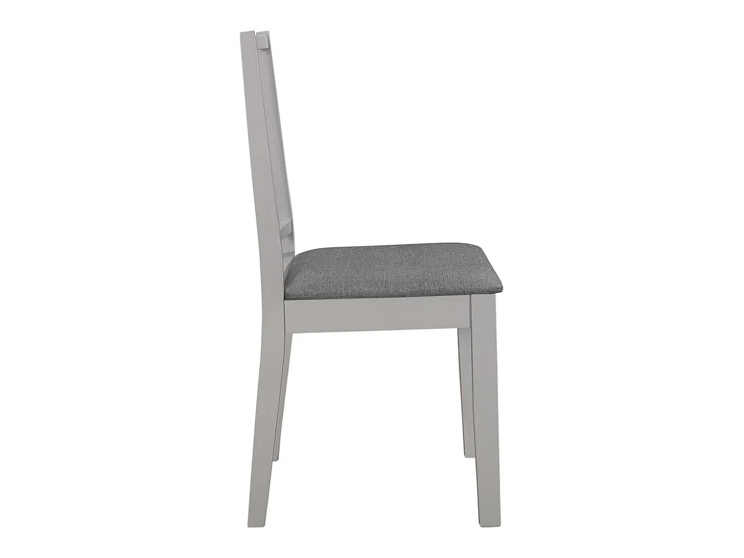 Sillas de comedor con cojines madera maciza gris 6 unidades