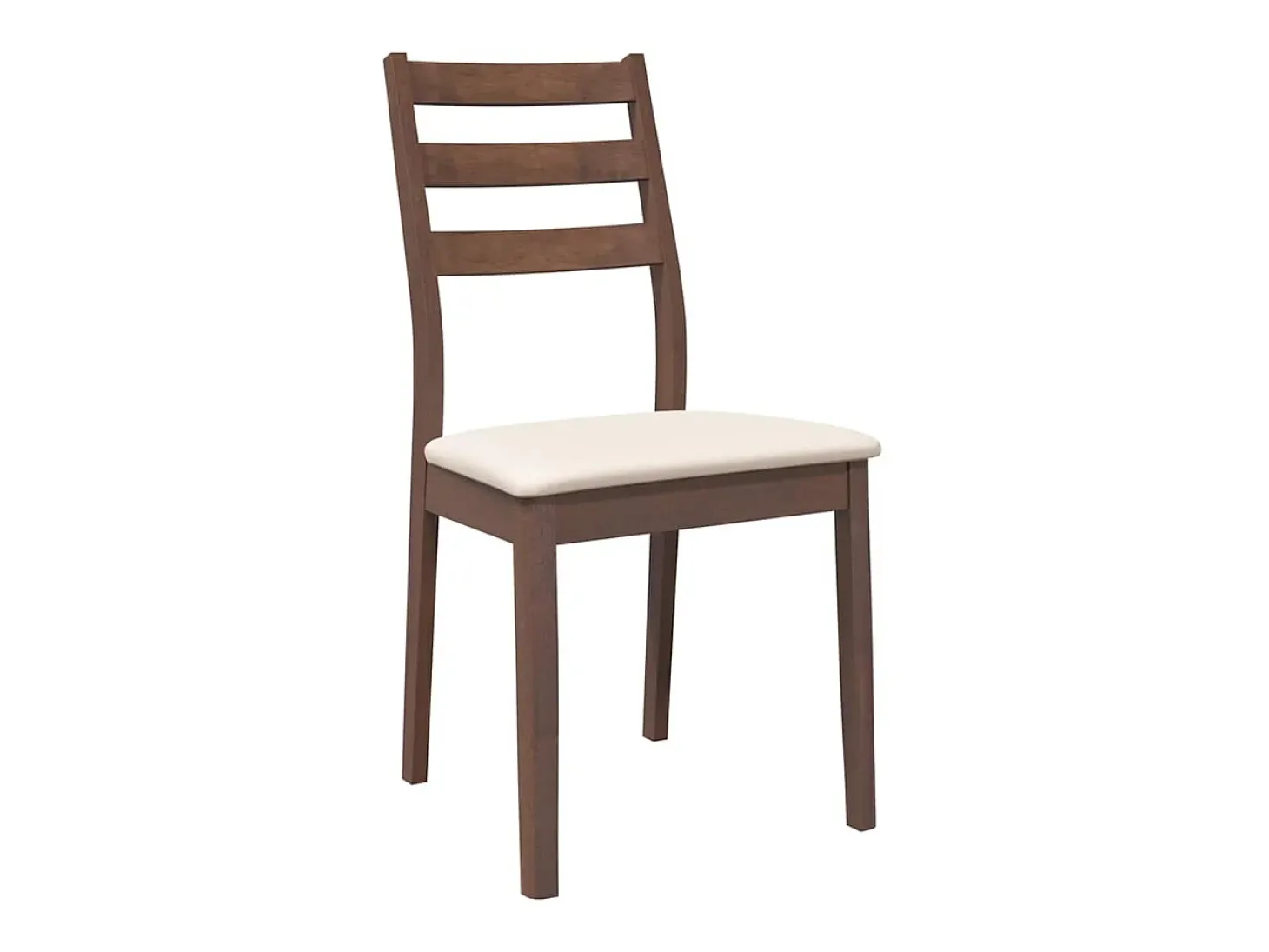 Sillas de comedor con cojines 2 unidades madera maciza marrón caucho