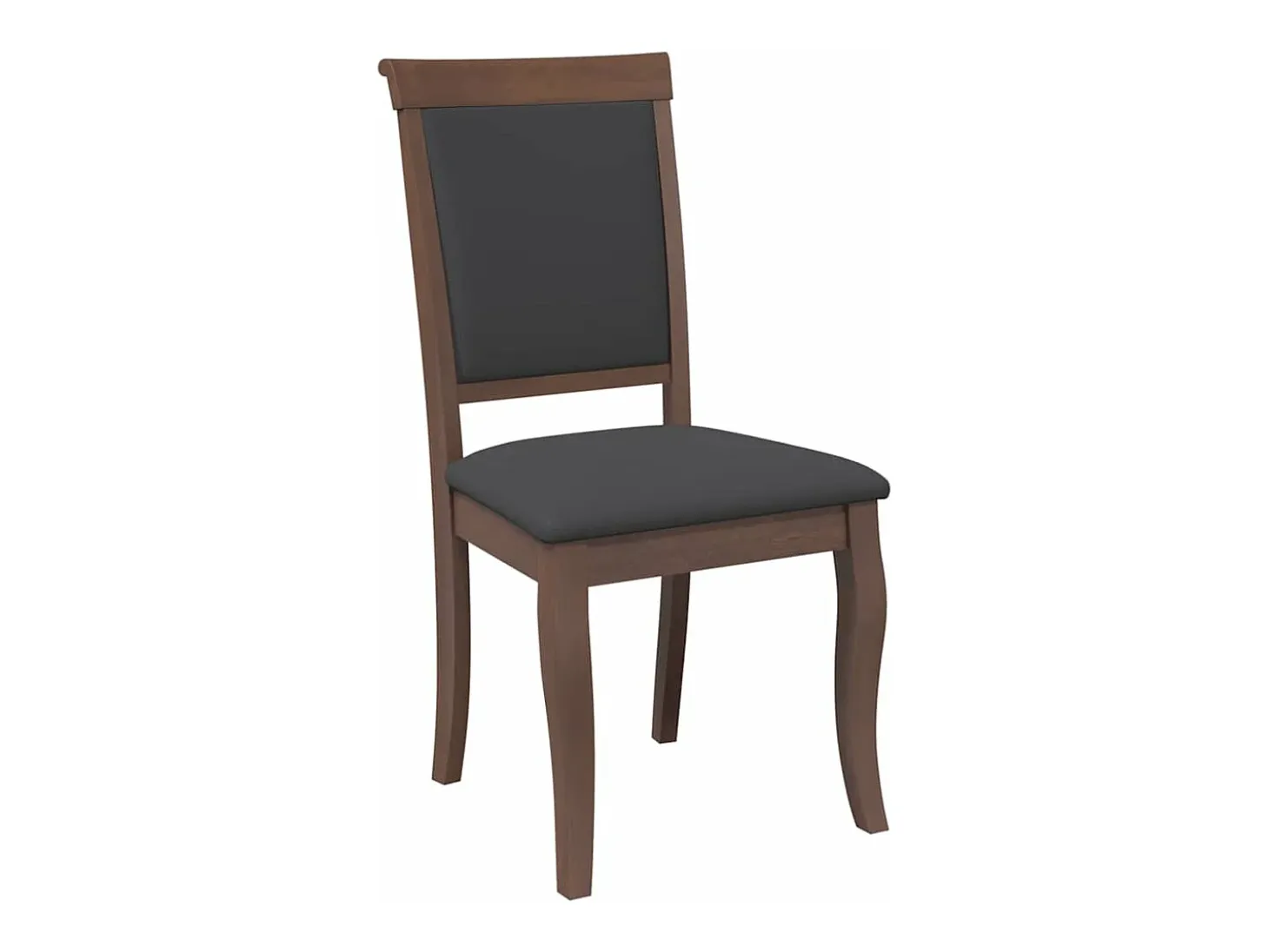 Sillas de comedor con cojines 2 unidades madera maciza marrón caucho