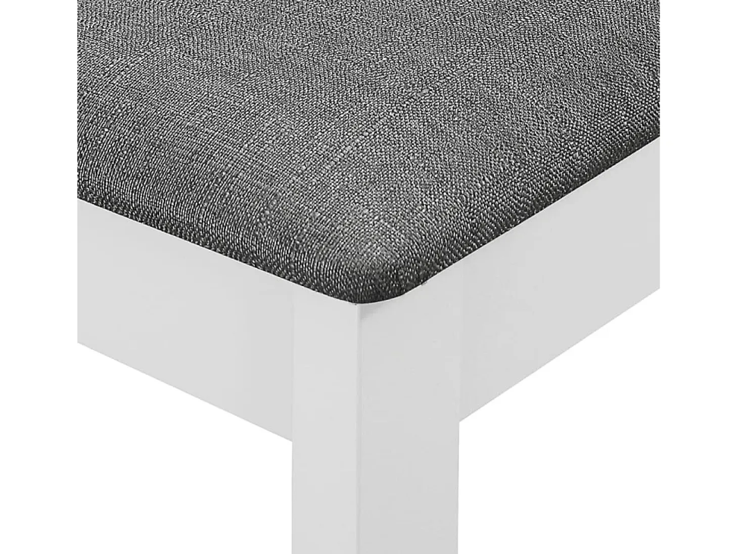 Sillas de comedor con cojines 4 unidades madera maciza blanca