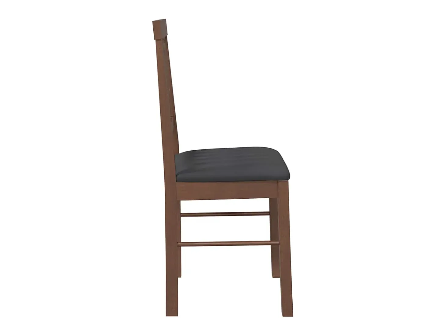 Sillas de comedor con cojines 2 unidades madera maciza marrón caucho