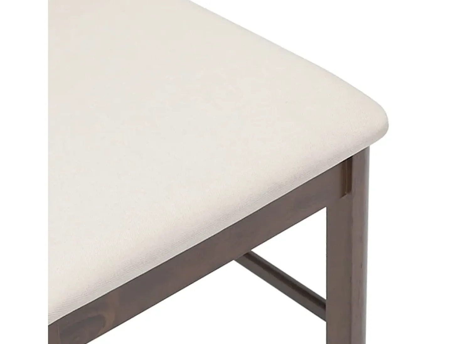 Sillas de comedor con cojines 2 unidades madera maciza marrón caucho
