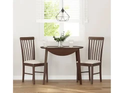 Sillas de comedor con cojines 2 unidades madera maciza marrón caucho