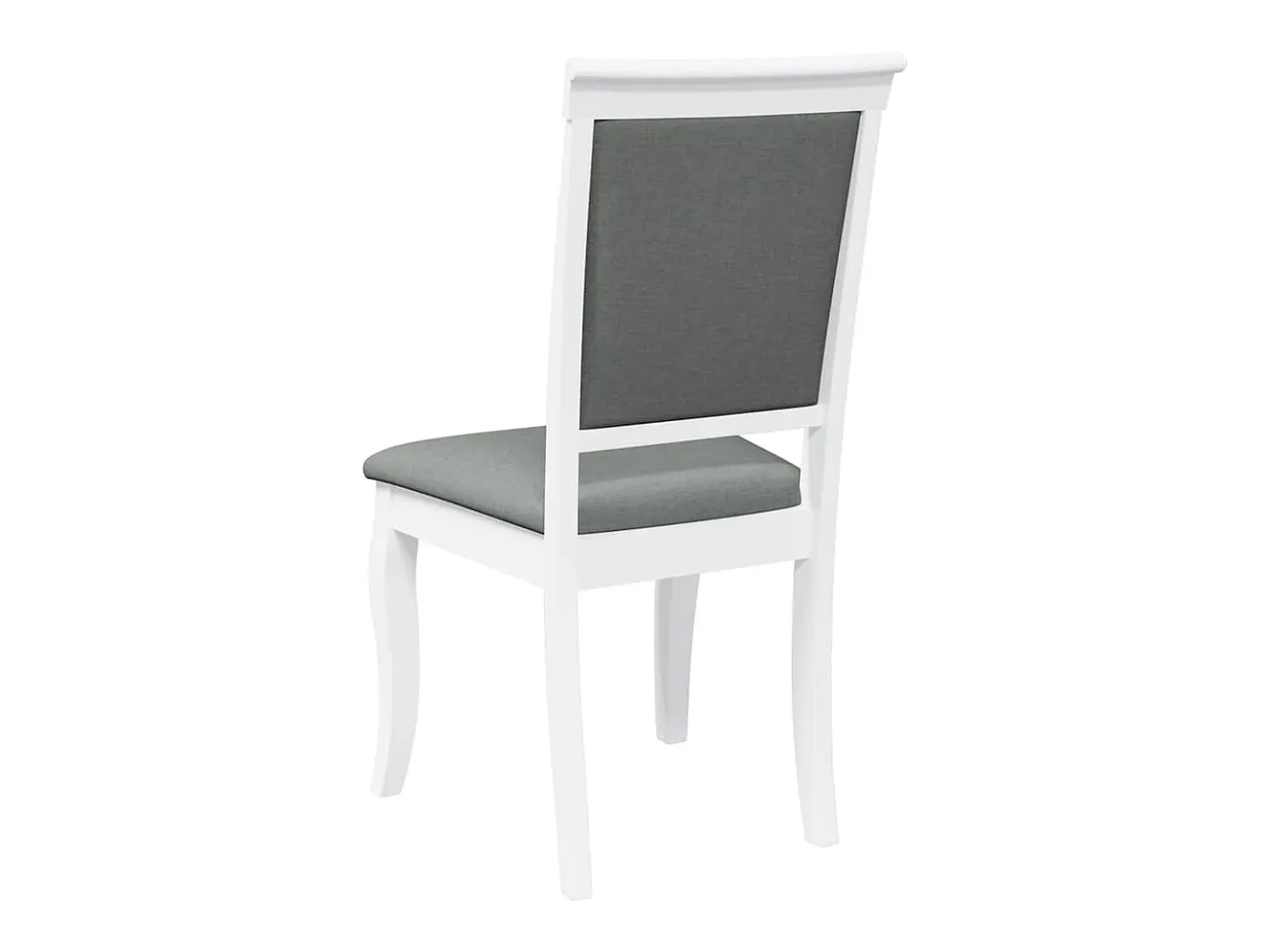 Sillas de comedor con cojines 2unidades madera maciza blanco caucho