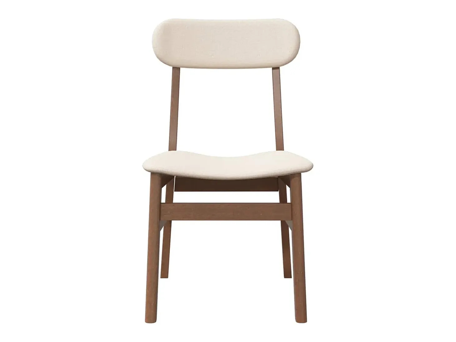 Sillas de comedor con cojines 2 unidades madera maciza marrón caucho