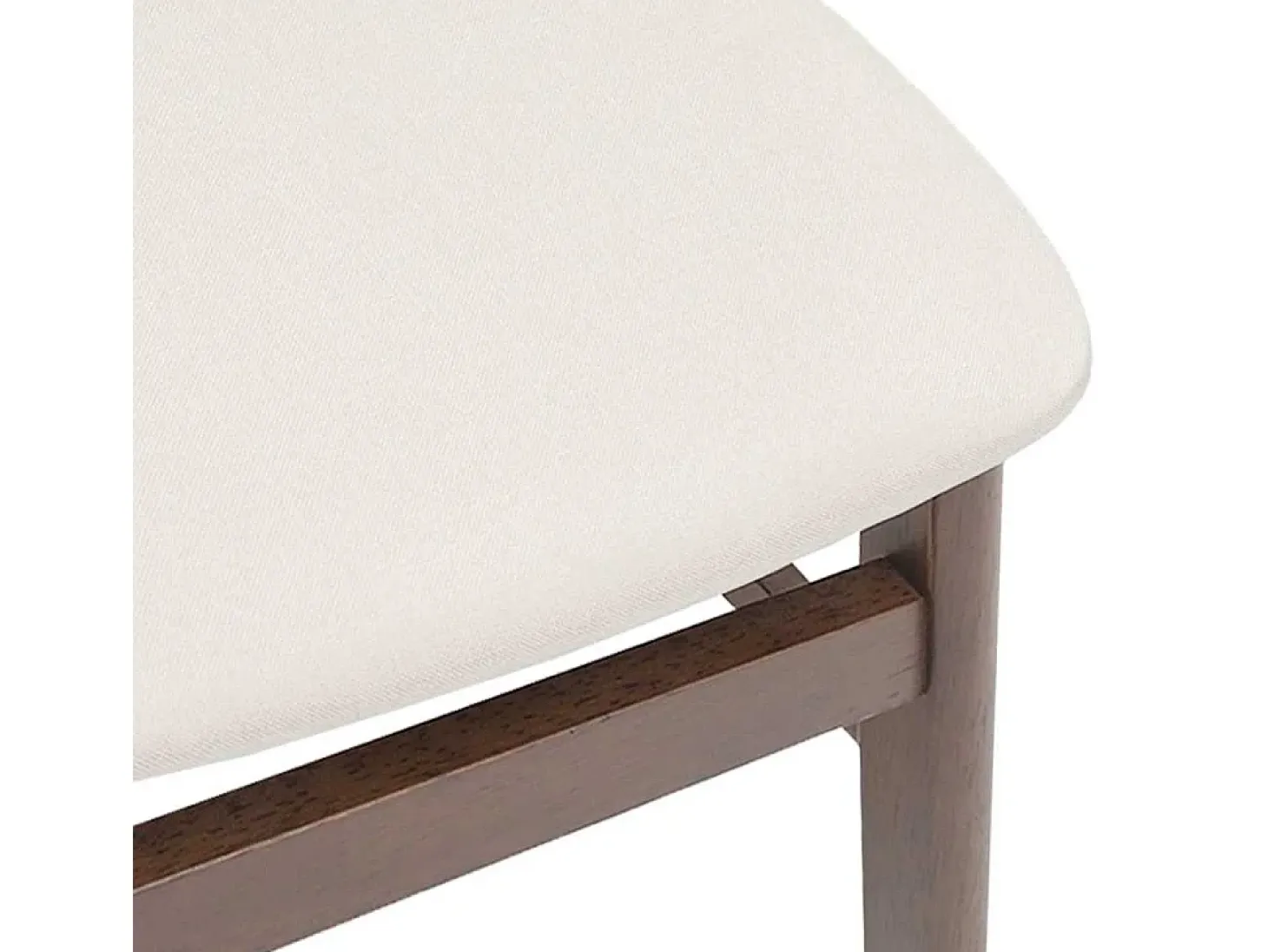 Sillas de comedor con cojines 2 unidades madera maciza marrón caucho