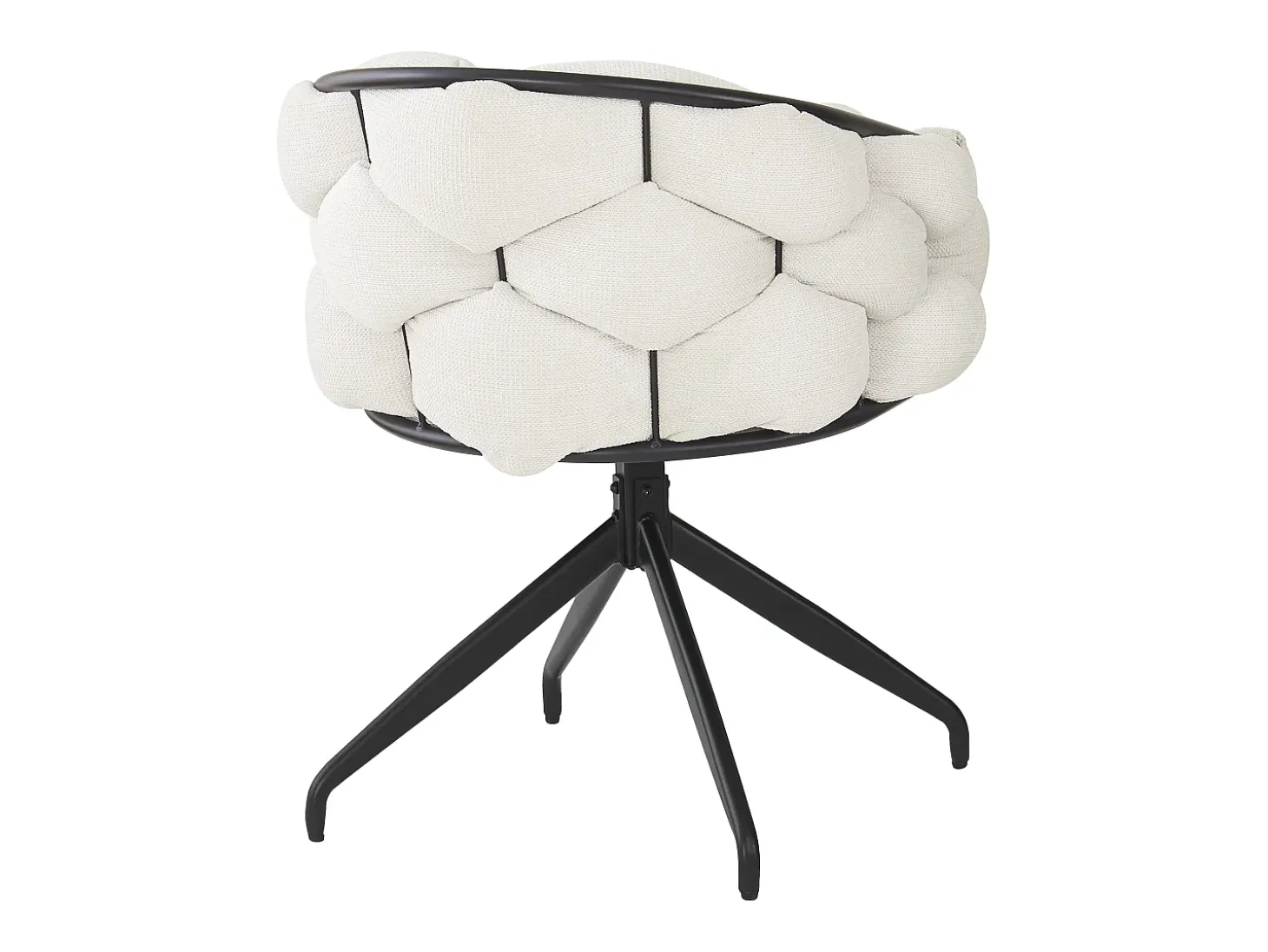 Sillas de comedor de terciopelo de lujo, juego de 2, silla giratoria, rotación de 360°, sillas de comedor con respaldo, beige