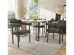 sillas de comedor de terciopelo beige con patas de metal dorado, diseño moderno y cómodo (45,5 x 62 x 87,5 cm)