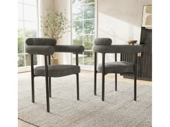 sillas de comedor de terciopelo beige con patas de metal dorado, diseño moderno y cómodo (45,5 x 62 x 87,5 cm)