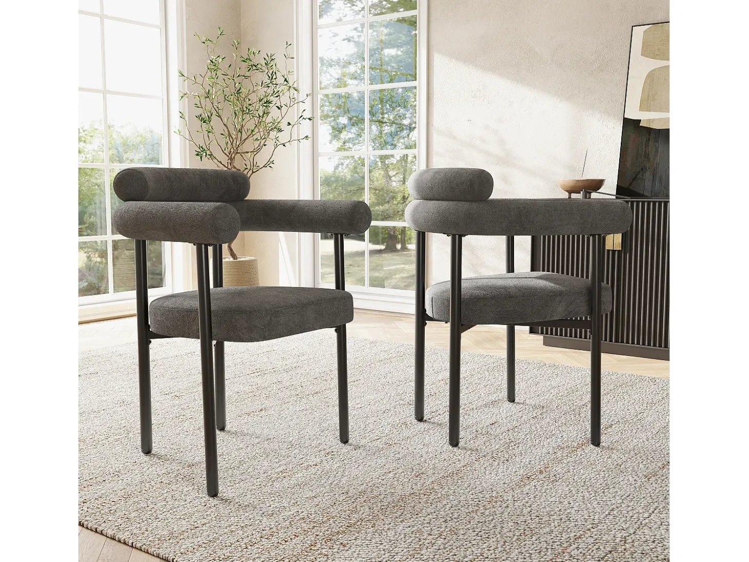 sillas de comedor de terciopelo beige con patas de metal dorado, diseño moderno y cómodo (45,5 x 62 x 87,5 cm)