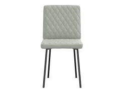 Sillas de comedor giratorias 6 unidades terciopelo gris claro