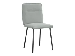 Sillas de comedor giratorias 6 unidades terciopelo gris claro