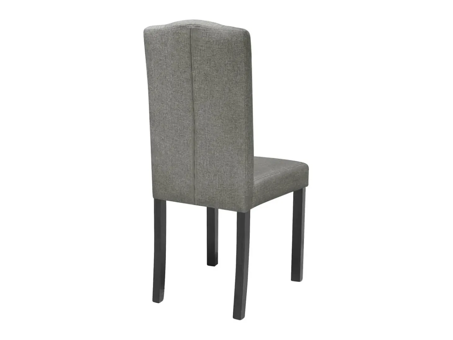 Sillas de comedor giratorias 4 unidades tela gris
