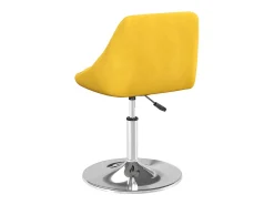 Sillas de comedor giratorias 2 unidades terciopelo amarillo mostaza