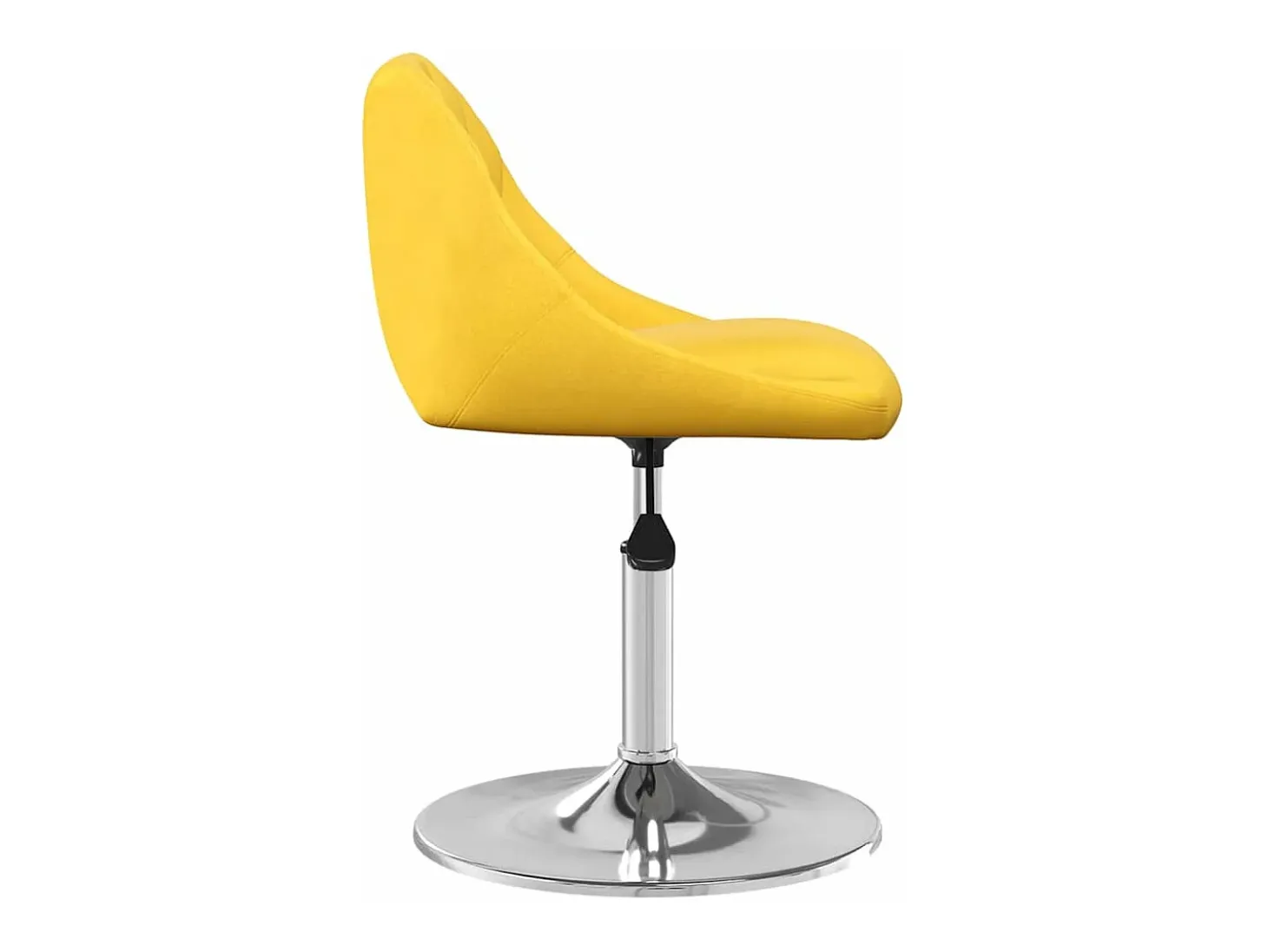 Sillas de comedor giratorias 2 unidades terciopelo amarillo mostaza