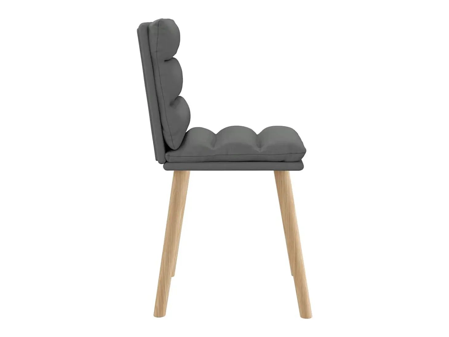 Sillas de comedor giratorias 4 unidades tela gris oscuro