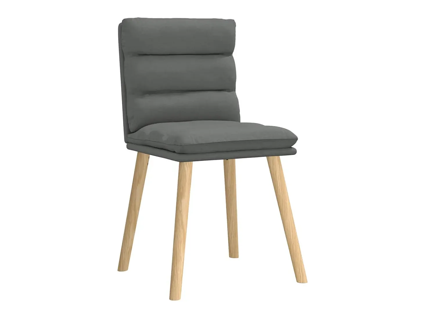 Sillas de comedor giratorias 4 unidades tela gris oscuro