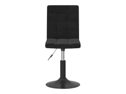 Sillas de comedor giratorias 2 uds terciopelo negro