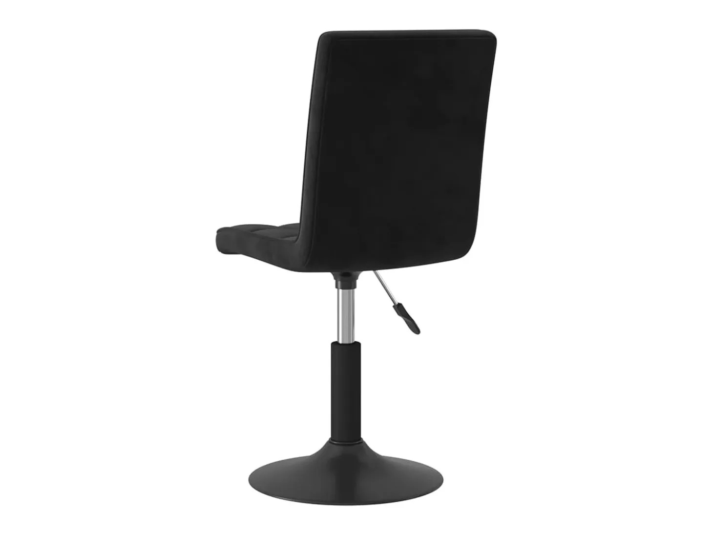 Sillas de comedor giratorias 2 uds terciopelo negro