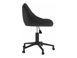 Sillas de comedor giratorias 2 unidades terciopelo negro