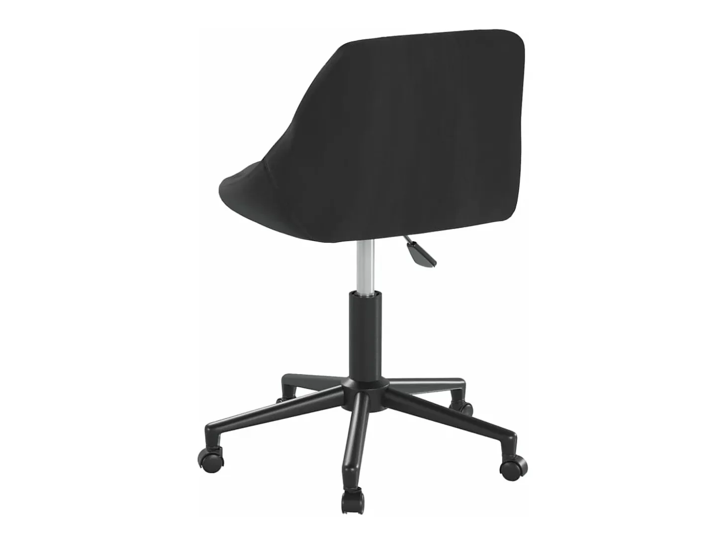 Sillas de comedor giratorias 2 unidades terciopelo negro