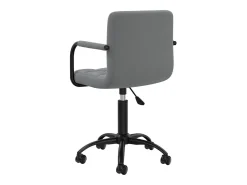 Sillas de comedor giratorias 4 unidades terciopelo gris oscuro