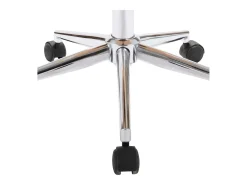 Sillas de comedor giratorias 4 unidades cuero sintético crema