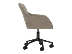 Sillas de comedor giratorias 2 unidades de terciopelo gris claro