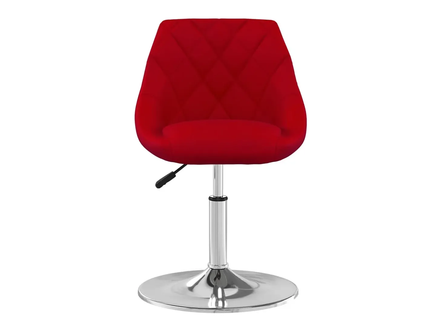 Sillas de comedor giratorias 2 unidades terciopelo rojo tinto