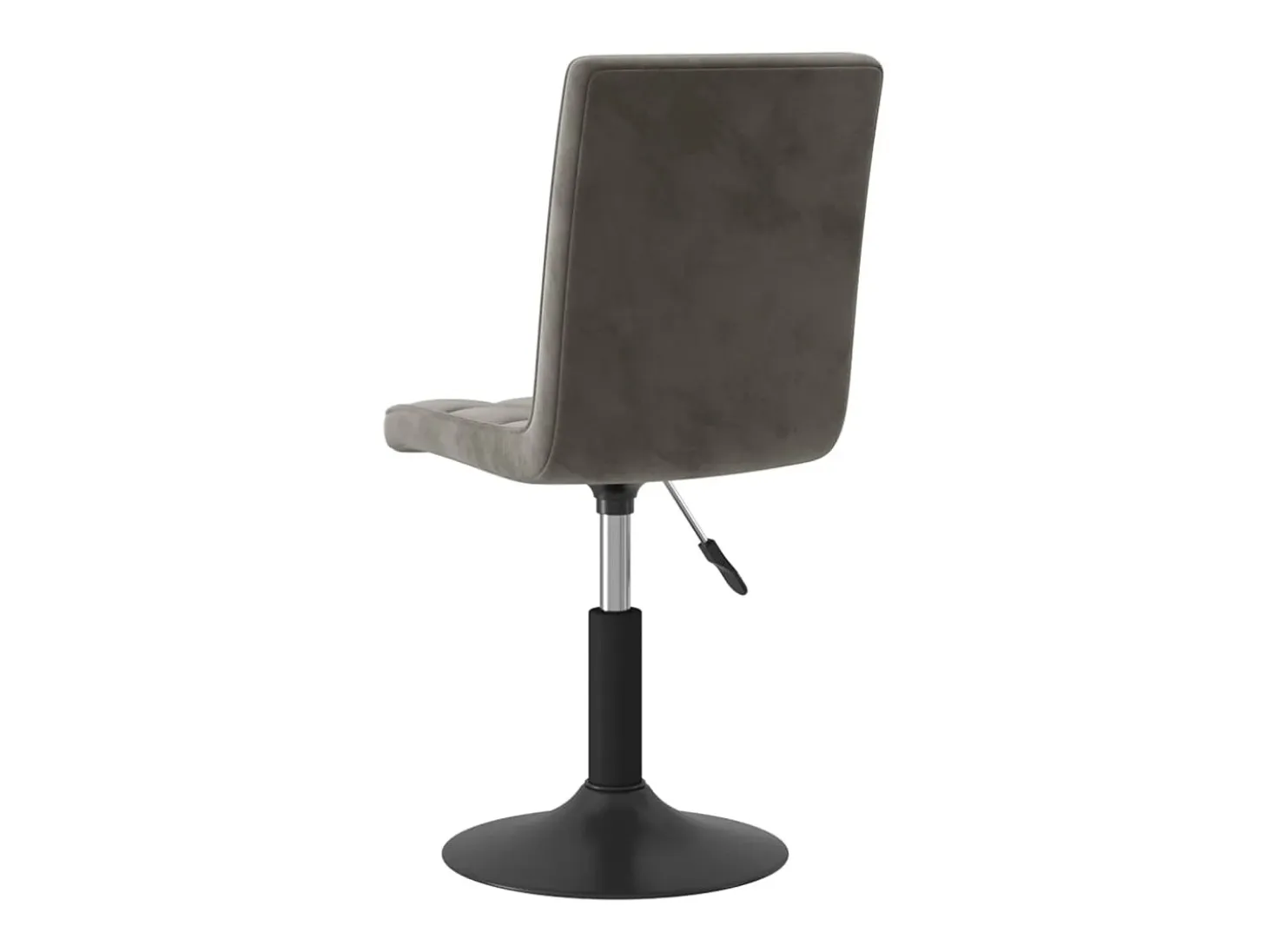Sillas de comedor giratorias 4 unidades terciopelo gris oscuro