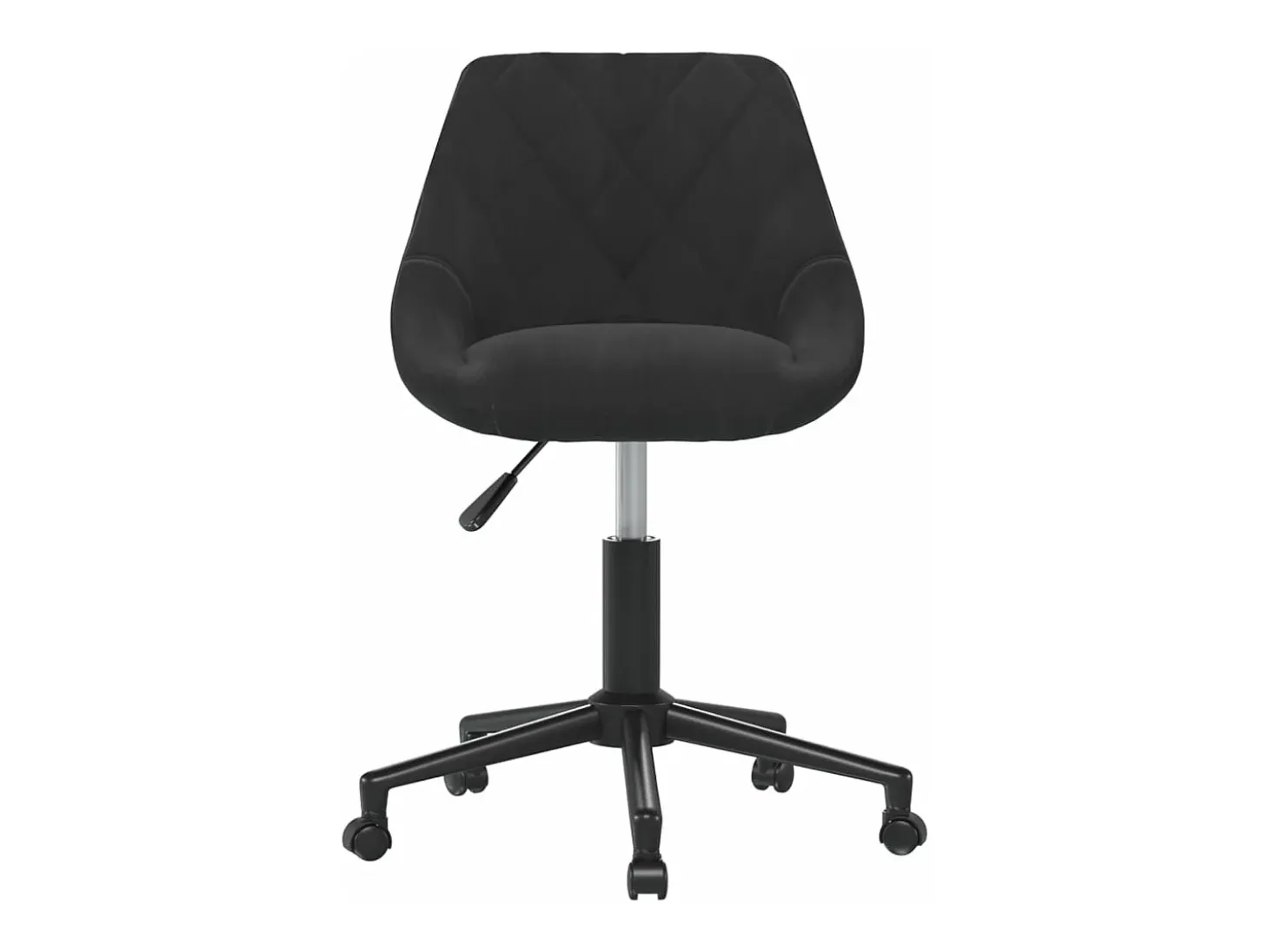 Sillas de comedor giratorias 4 unidades terciopelo negro