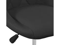 Sillas de comedor giratorias 2 unidades terciopelo negro