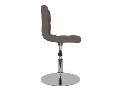 Sillas de comedor giratorias 2 unidades tela gris taupe
