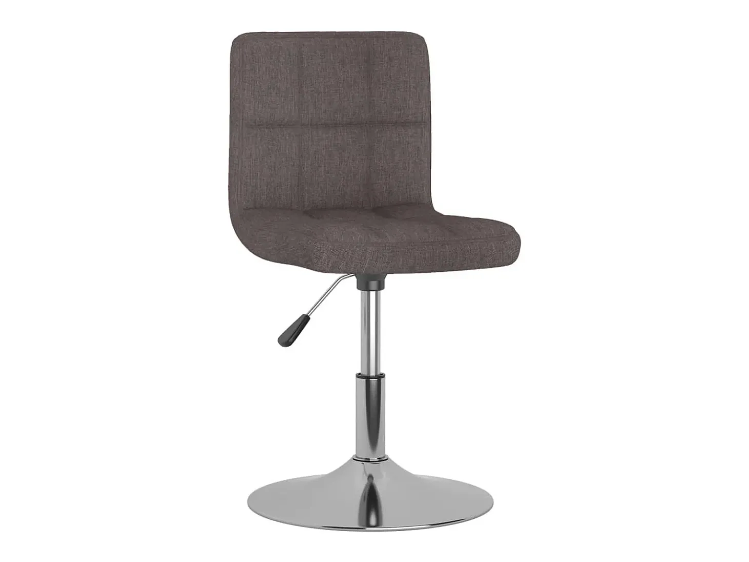 Sillas de comedor giratorias 2 unidades tela gris taupe