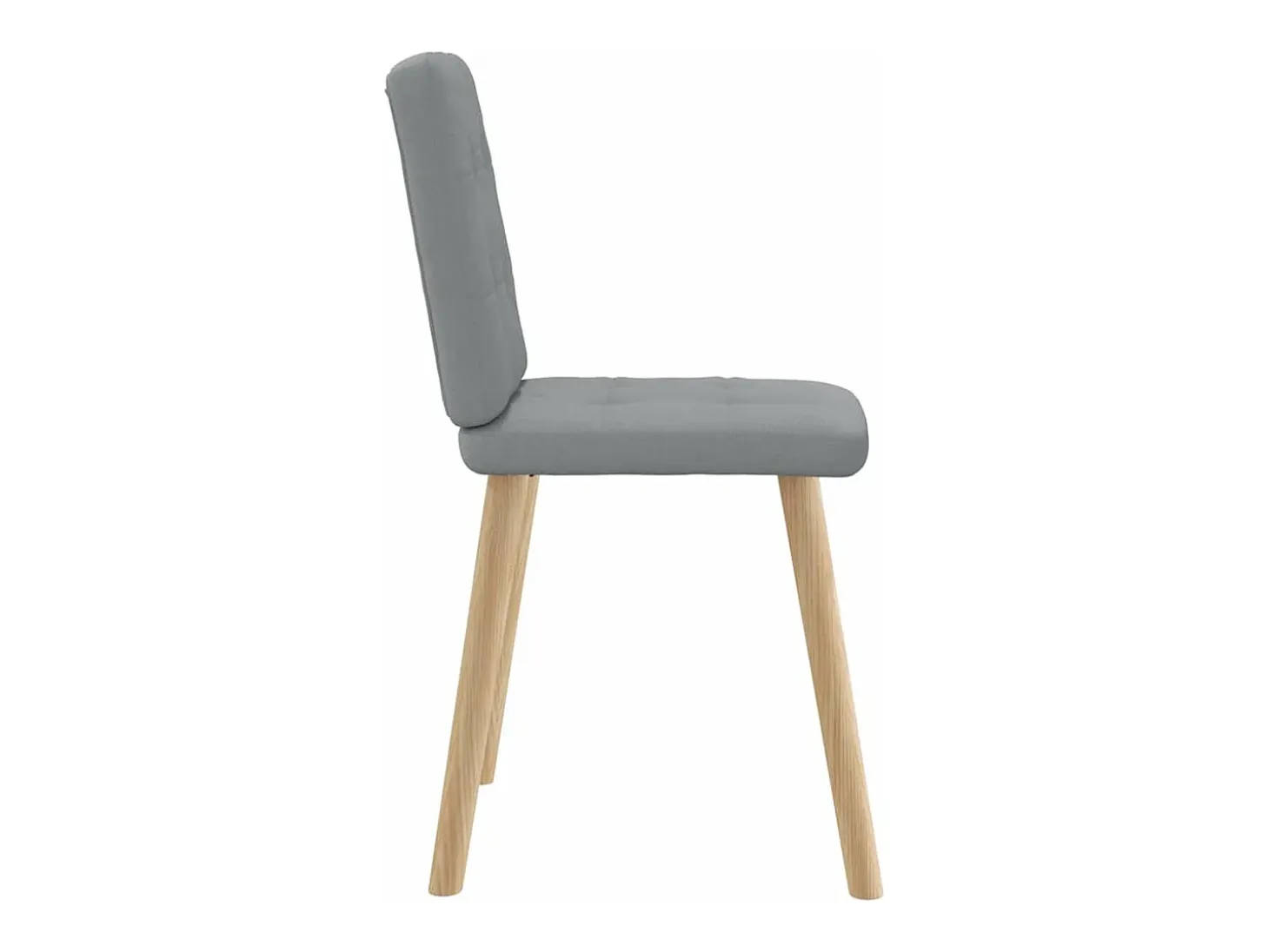 Sillas de comedor giratorias 2 unidades tela gris claro