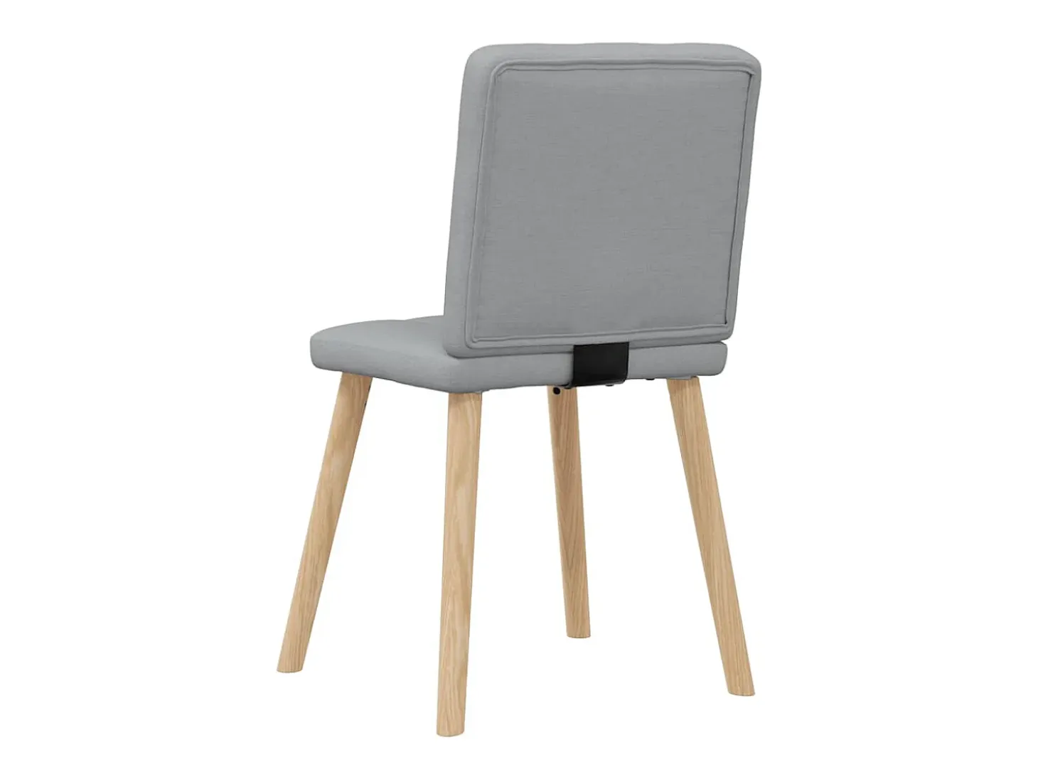 Sillas de comedor giratorias 2 unidades tela gris claro