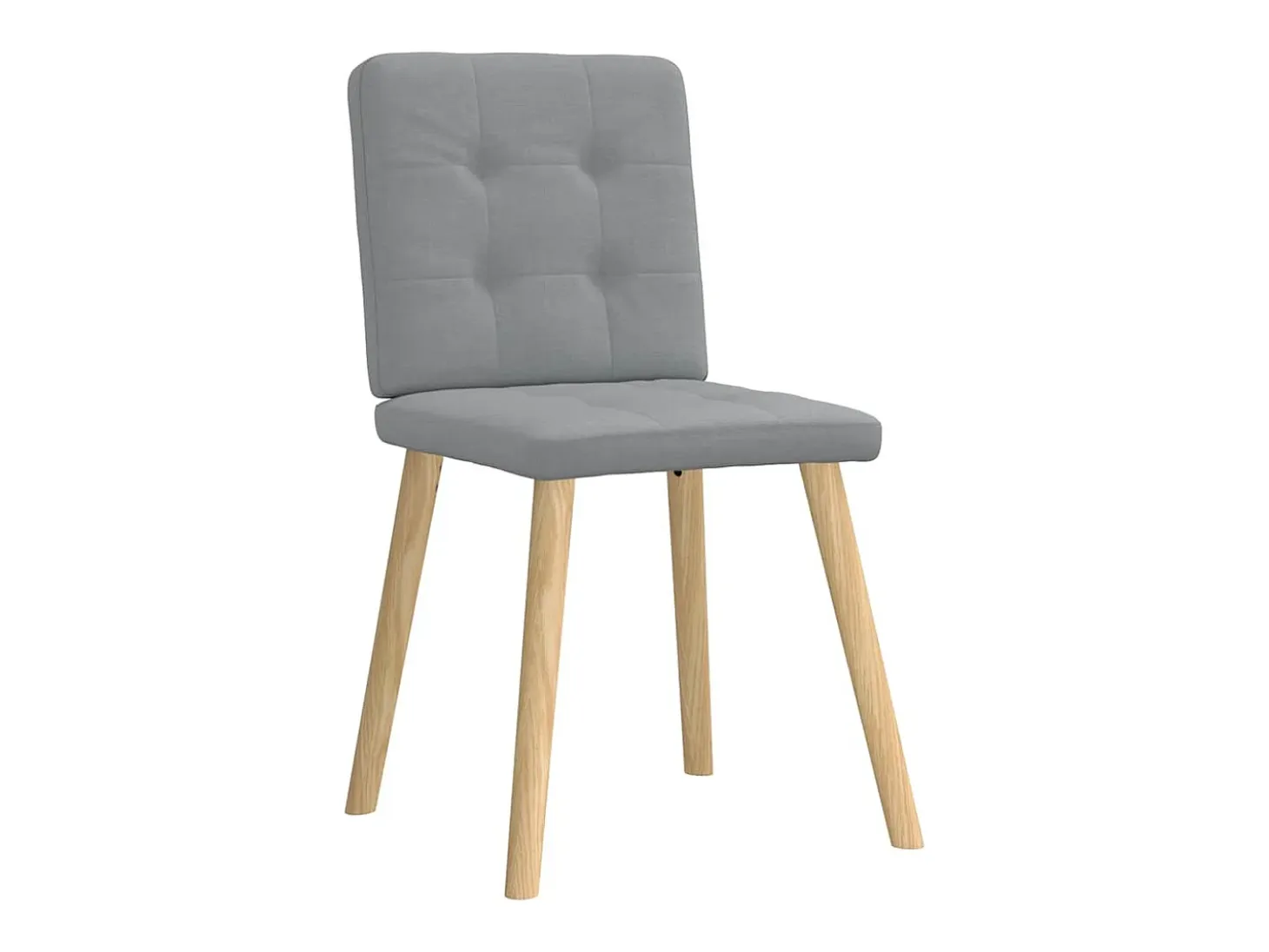 Sillas de comedor giratorias 2 unidades tela gris claro