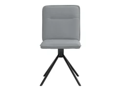 Sillas de comedor giratorias 2 unidades tela gris claro