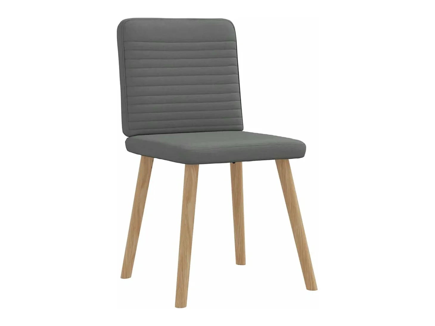 Sillas de comedor giratorias 4 unidades tela gris oscuro