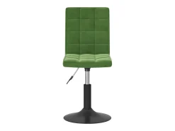 Sillas de comedor giratorias 4 unidades terciopelo verde oscuro