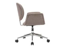 Sillas de comedor giratorias 2 unidades tela gris taupé