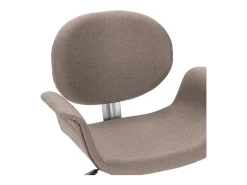 Sillas de comedor giratorias 2 unidades tela gris taupé