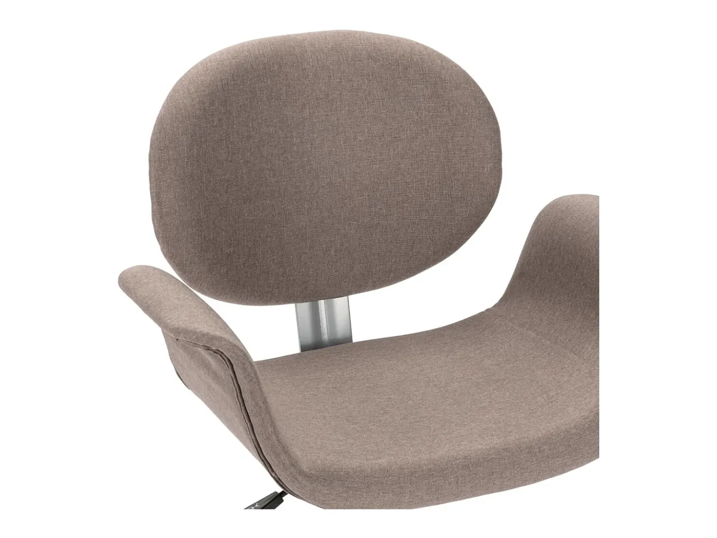 Sillas de comedor giratorias 2 unidades tela gris taupé