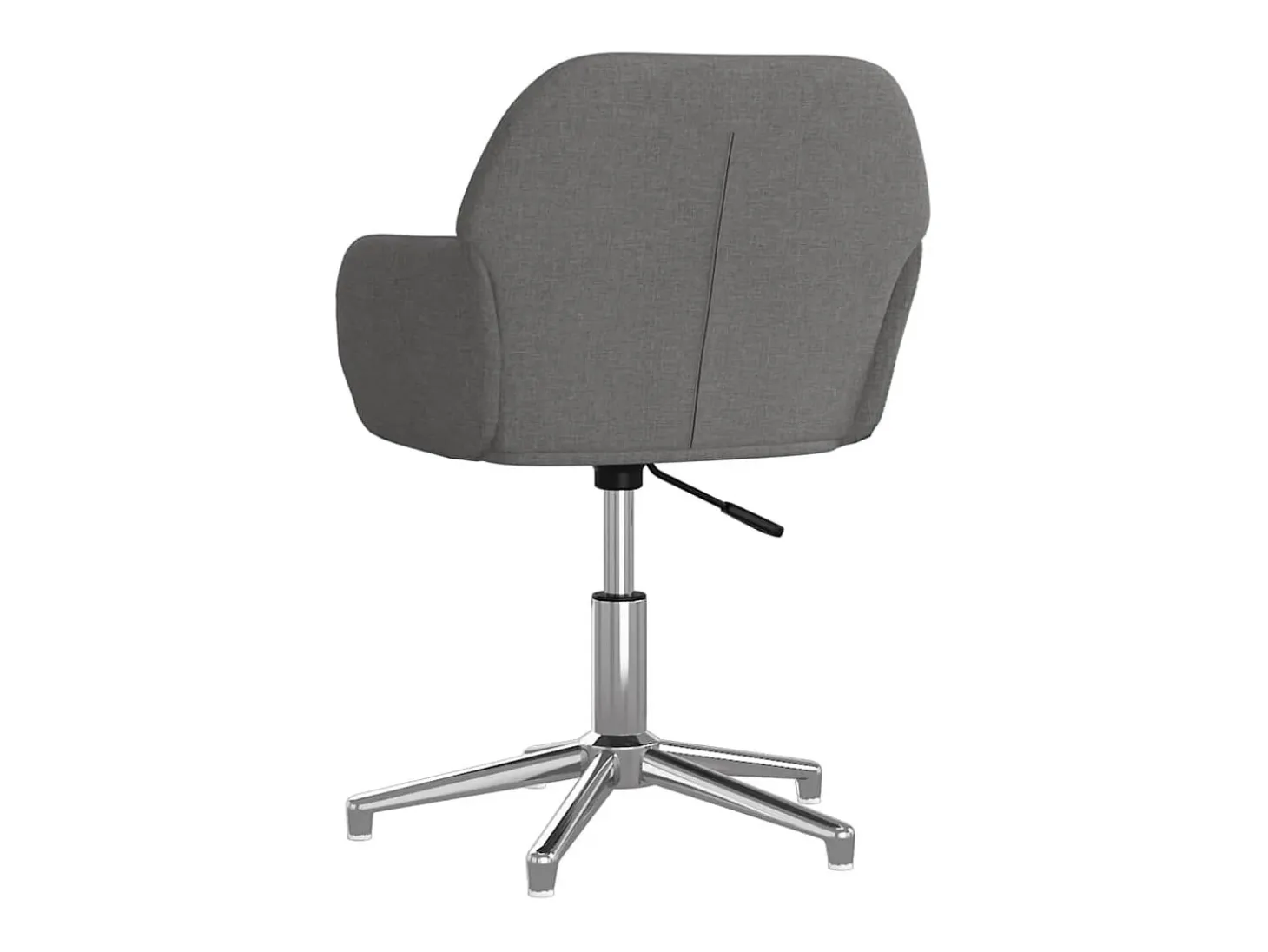Sillas de comedor giratorias 2 unidades tela gris claro